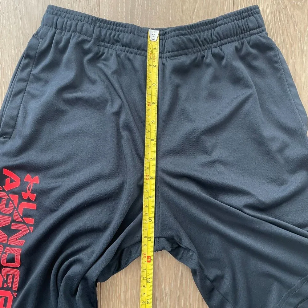 Under Armour Shorts Boys Youth Large Black UA Stunt 3.0 Performance Athletic Gym - Picture 10 of 16